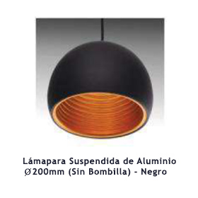 Lámpara Suspendida de Aluminio